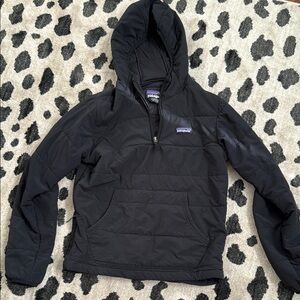 Patagonia Black Hooded Pullover